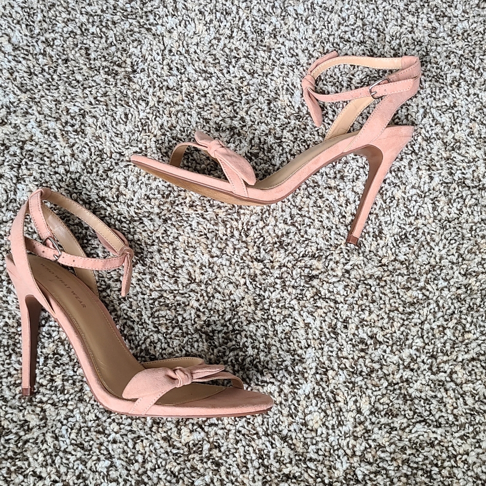 Pink 4 Inch Eden Heel Sandal with Bow